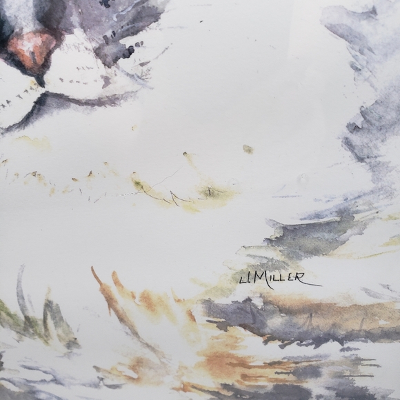 L. Miller Himalayan Cat Print Framed with Glass Front - Picture 3 of 5